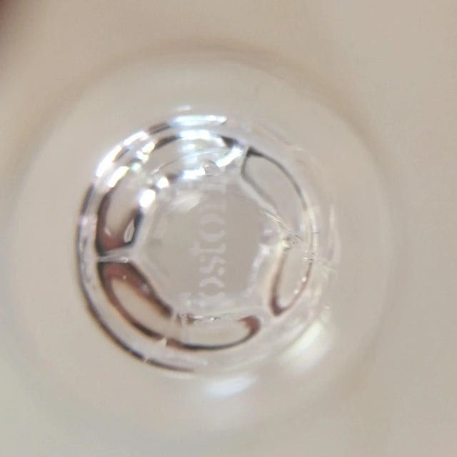 Metal Platinum Rim Fostoria Wine Glasses - Set of 6 For Sale - Image 7 of 13