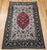 "This vintage Persian Qum area rug, hand-knotted in the second quarter of the 20th century, is a distinguished example of...