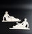 Early 20th Century Stucco Sculptures Depicting Nude Female Figures, Italy, 1920s, Set of 2 For Sale - Image 12 of 13