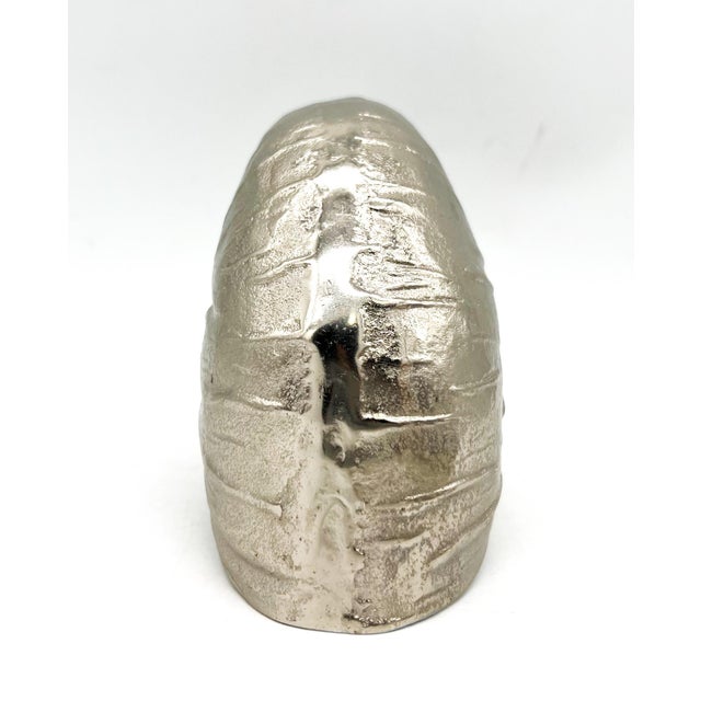 Contemporary Cast Aluminum Nautilus Shell Sculpture / Model – Coastal / Organic Modern For Sale In Houston - Image 6 of 8