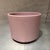 For your consideration, a minimalist ceramic cylinder plant pot featuring a matte pastel pink glaze. Produced by Gainey....