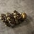 1960s Costume Jewelry Gilt Metal and Beads Italian Clip-on Earrings For Sale - Image 9 of 9