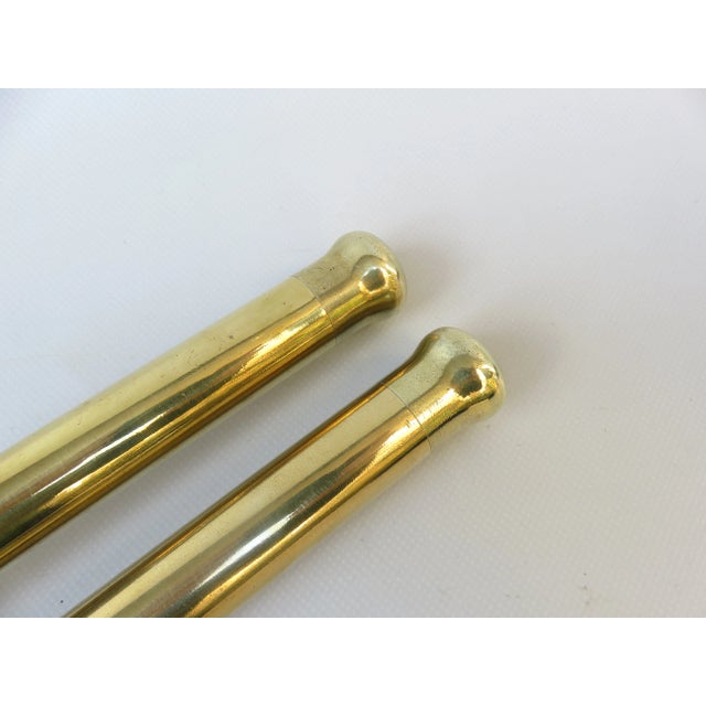 Art Deco Brass Towel Holder For Sale - Image 13 of 18