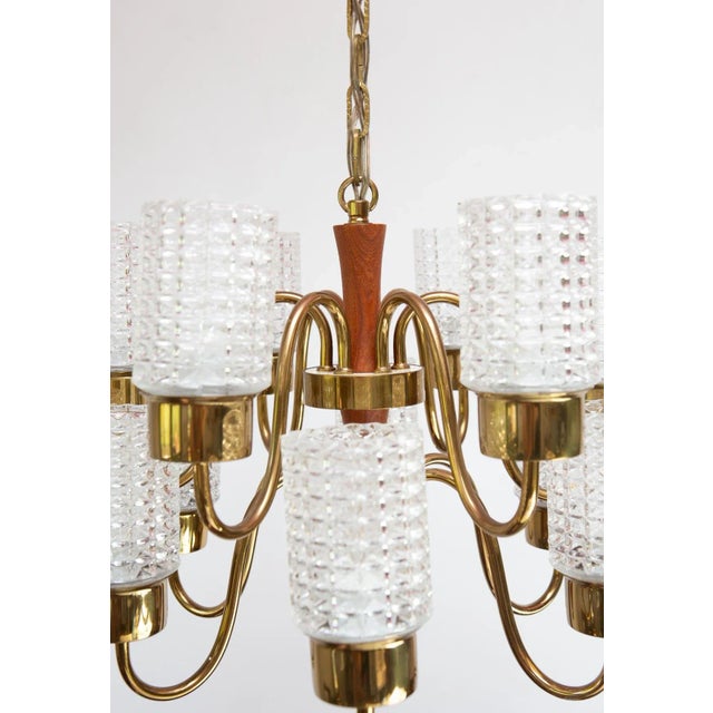 Brown Midcentury Modern Swedish Pendant, 1960 For Sale - Image 8 of 10