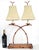 Gabriella Crespi Lamp French Bouillotte Style Painted Metal Faux Bamboo For Sale - Image 4 of 13
