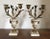 French 18th Century French Louis XVI Fire Gilt Bronze & White Marble Candelabra - A Pair For Sale - Image 3 of 11