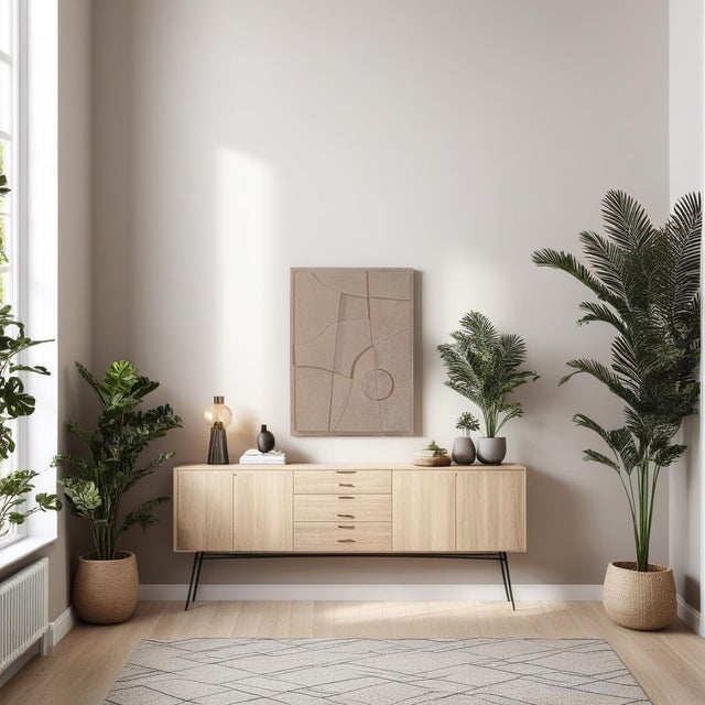 Brown Havley The Geo Interpreted Wall Art Scene 1 For Sale - Image 8 of 8