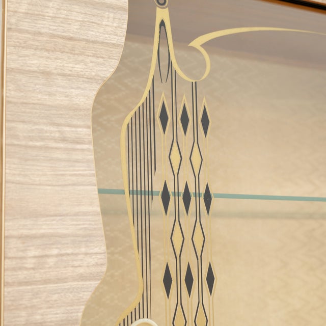 Gray Vintage 1950s Atomic Curio China Display Cabinet For Sale - Image 8 of 10