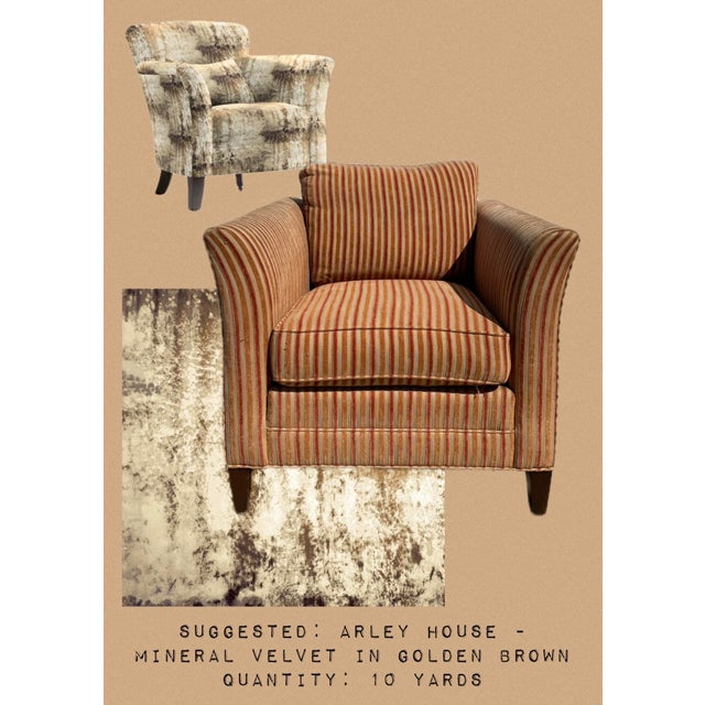 Vintage Stickley Brand Classic Upholstered Club Chair For Sale - Image 15 of 15