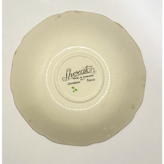 Blue and White Vintage & Antique Wall Plate Collection — Set of 9, Currier & Ives, Coalport Indian Tree, Burleigh Burslem For Sale - Image 14 of 14