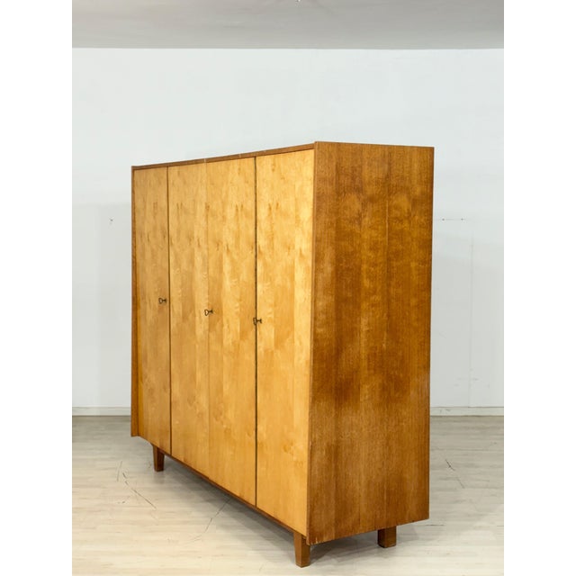 Mid-Century Wardrobe in Pine, 1960s For Sale - Image 6 of 13