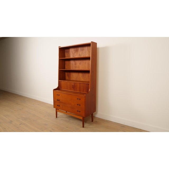 Mid-Century Modern Vintage Highboard Shelf in Teak from Johannes Sorth, 1965 For Sale - Image 3 of 13