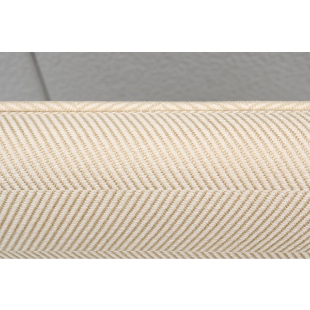 Ludwig Mies Van Der Rohe Brno Tubular Chairs in Cream Fabric by Gordon - A Pair For Sale - Image 17 of 18