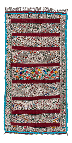 Vintage Handwoven Berber Rug, 1990s
