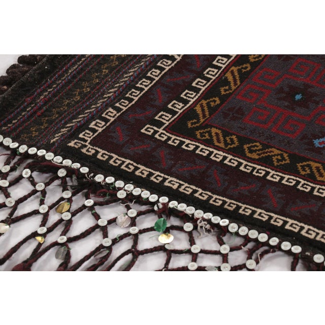 Tribal Vintage Balisht Tribal Rug in Polychromatic Geometric Patterns - Rug & Kilim For Sale - Image 3 of 9