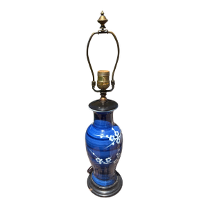 Antique Chinese Prunis Table Lamp
