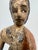 Antique Spanish Colonial Carved Wood Santos Figure With Glass Eyes For Sale - Image 4 of 11