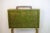 Mid-Century Green and Gold English Regency Design 1960s Tray Tables With Rolling Stand For Sale - Image 6 of 17