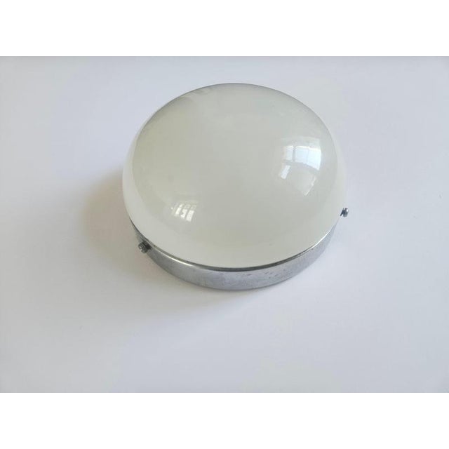 Bauhaus Functionalism Art Deco Flush Mount, 1930s For Sale - Image 10 of 13