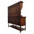 Brown Antique English Carved Walnut Mirror-Back Sideboard, 1900s For Sale - Image 8 of 13