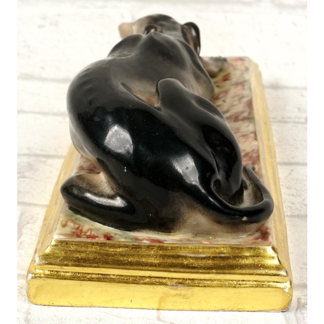 French French – Large Reclining Greyhound – Early 19th Century For Sale - Image 3 of 8