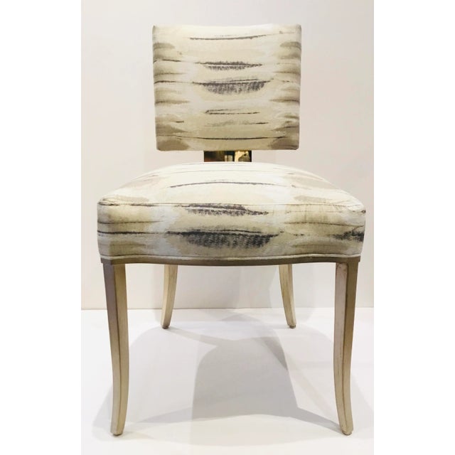 Abstract Caracole Couture Reserved Seating SIde Chair For Sale - Image 3 of 8