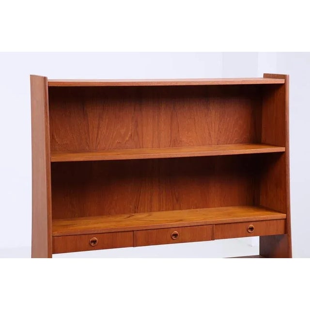 Vintage Teak Bookcase, 1960s For Sale - Image 6 of 11