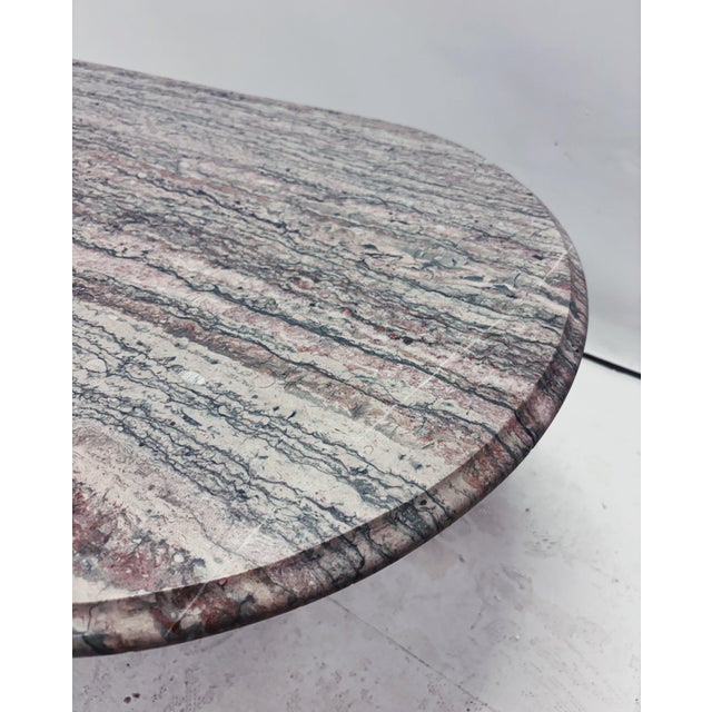 Oval Vintage Coffee Table, 1980s For Sale - Image 6 of 9