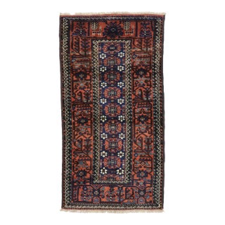 Antique Azerbaijan Rug - 04'03 X 07'11 For Sale