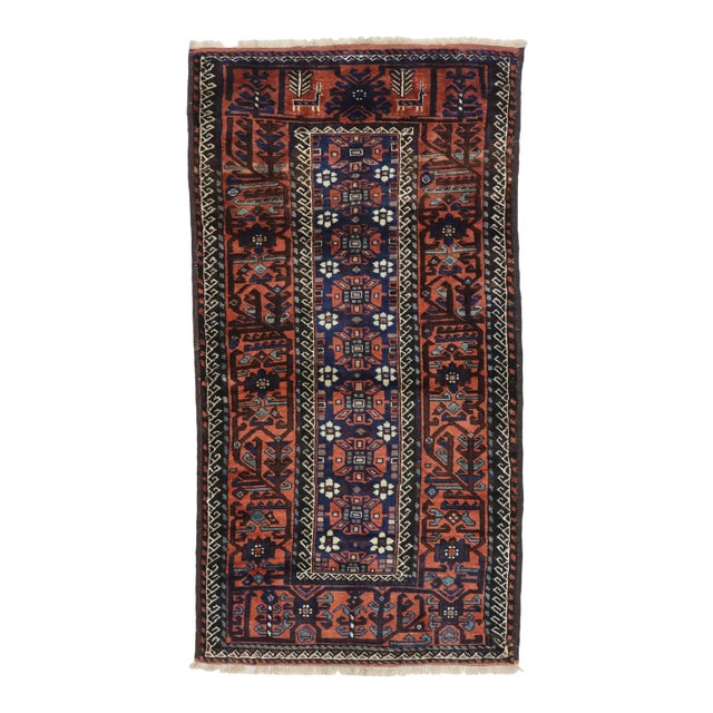 Antique Azerbaijan Rug - 04'03 X 07'11 For Sale