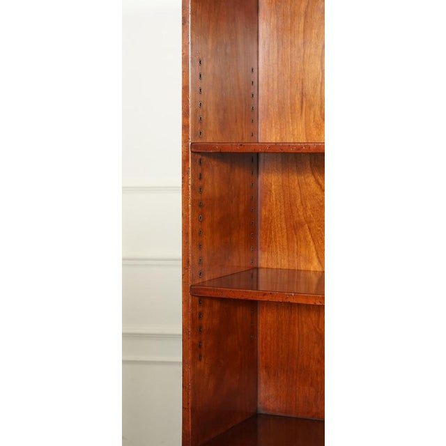 Kennedy Three Drawers Burr Yew Wood & Brass Military Bookcase from Harrods London For Sale - Image 12 of 16