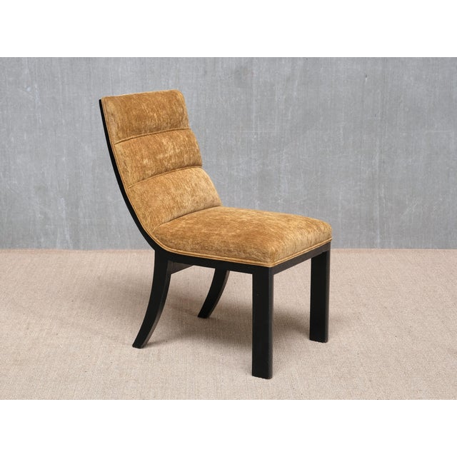 Vintage Dining Chairs in Lacquered Wood by Melchiorre Bega, 1930s, Set of 6 For Sale - Image 10 of 17