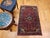 Textile Vintage Persian Bidjar Rug, Hand-Knotted Wool, Geometric Medallion Pattern, Red & Navy, 3x4 For Sale - Image 7 of 16