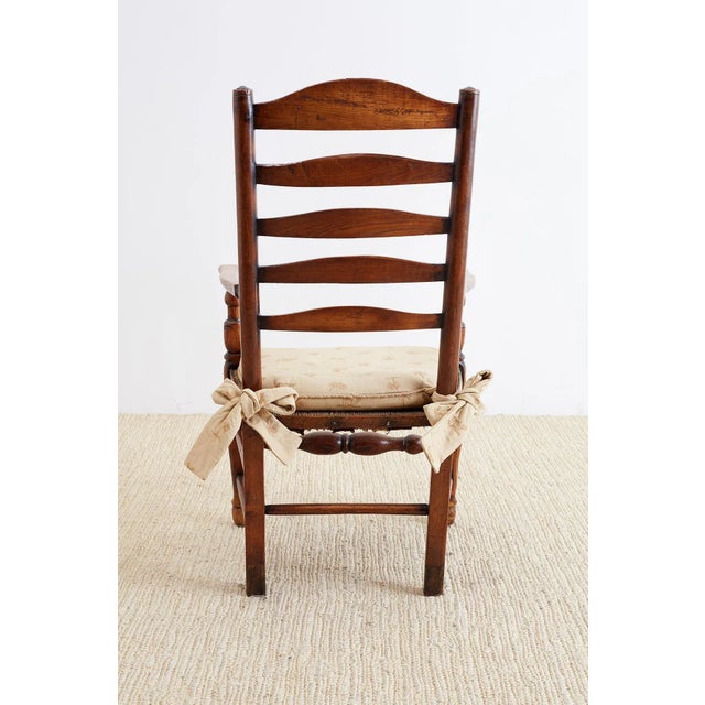 19th Century English Ladder Back Chair For Sale - Image 10 of 13