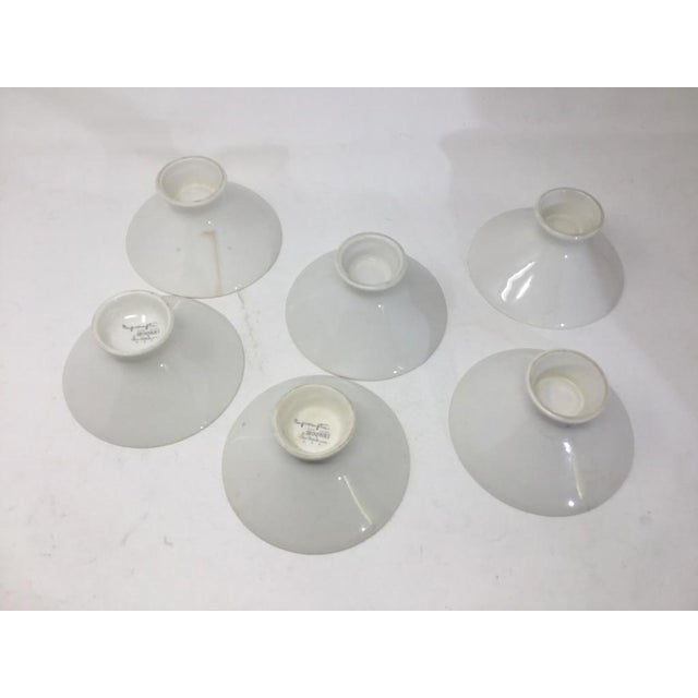 Iroquois 1950s Mid-Century Modern Ben Seibel for Iroquois "Impromptu" Footed Bowls - Set of 6 For Sale - Image 4 of 5