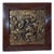 Vintage Brass Relief Panel, 1960 For Sale