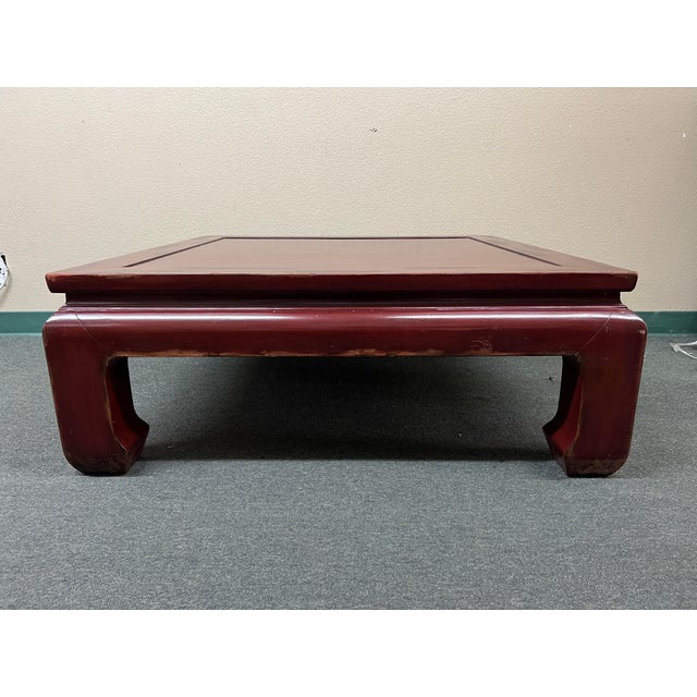 Ethan Allen Ming Dynasty Red Coffee Table Chairish