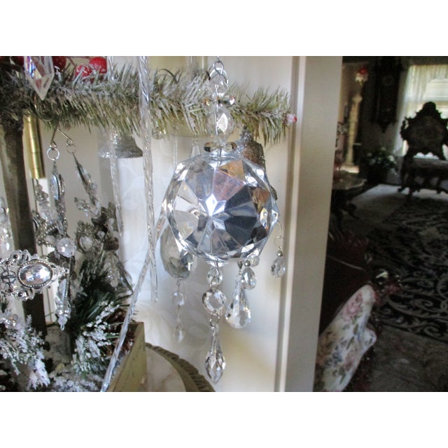 Old Replica of Antique First Artificial Christmas Tree With Ornaments Rare Find 36" For Sale - Image 16 of 16