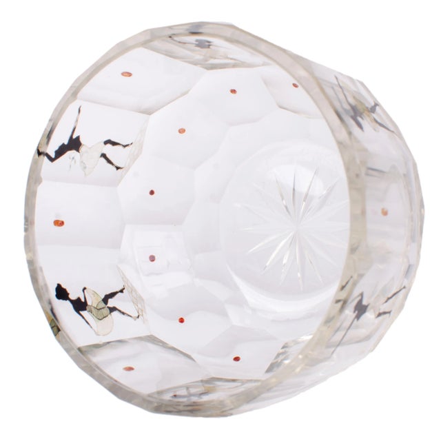 Steinschonau Haida Silhouette Bowl Attr. Adolf Beckert, C.1920 For Sale - Image 4 of 6