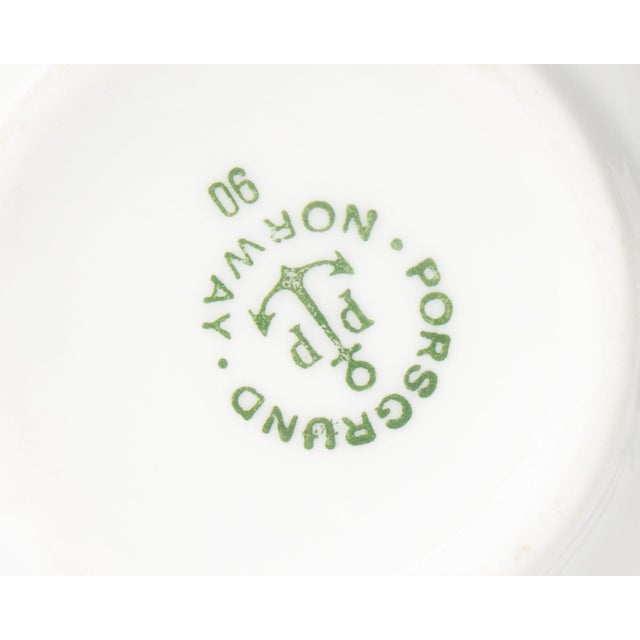 Ceramic Porsgrund Porcelain Nisse Gnome Cream and Sugar Bowl For Sale - Image 7 of 9