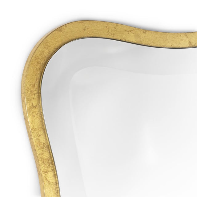 Contemporary Regina Andrew Candice Wavy Scallop Mirror, Rectangle For Sale - Image 3 of 6