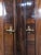 Large English Bookcase in Exotic Wood with Three Glass Doors For Sale - Image 13 of 17