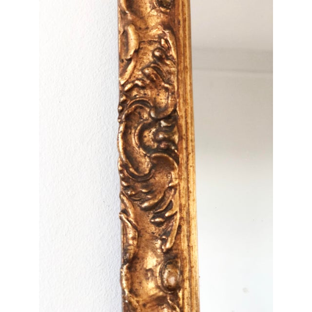 Late 19th Century Handcrafted Antique Rococo Full-Length Mirror Belgium, 1900 For Sale - Image 5 of 10