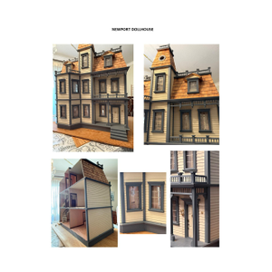 Dollhouse. 1:12. Real Good Toys Newport Model. Finished. Furnished.