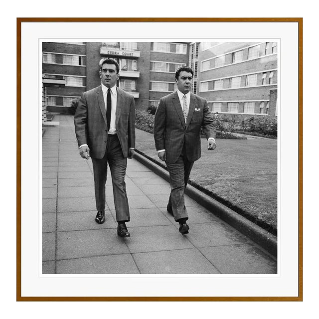 The Krays in London Framed in Brown For Sale