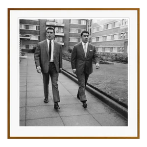 The Krays in London Framed in Brown