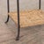 1960s French Rush and Iron Side Table For Sale - Image 9 of 11