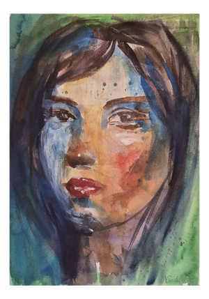 Anna Masiul-Gozdecka, Improvisations, 2026, Acrylic on Cardboard
