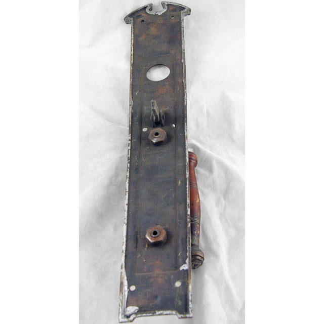 Early 20th Century Antique Colonial 18 In. Wreath Entry Door Pull For Sale - Image 5 of 5
