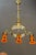 Antique Chandelier with Loetz Glass Shades, 1910 For Sale - Image 11 of 18
